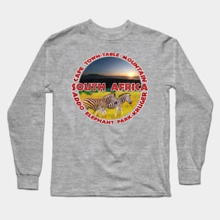 South Africa Wildlife and places Long Sleeve T-Shirt